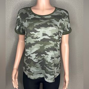 Lucky Brand Women's camo top Size XL